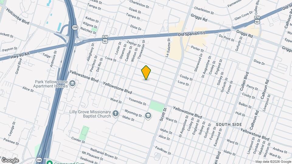 3707 Daphne St Map and Location Details