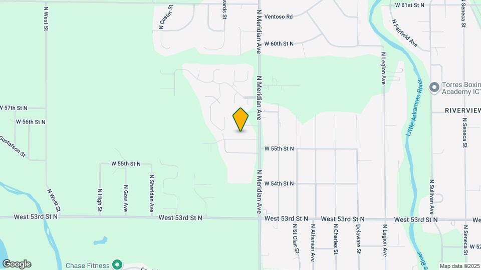 2610 W 55th St N Map and Location Details