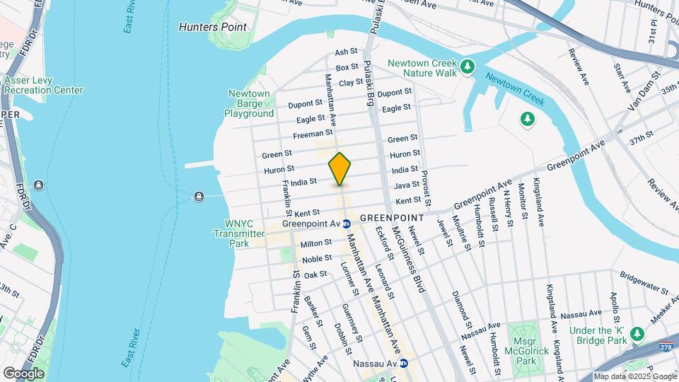 947 Manhattan Ave Mapa y Detalles de la Ubicación