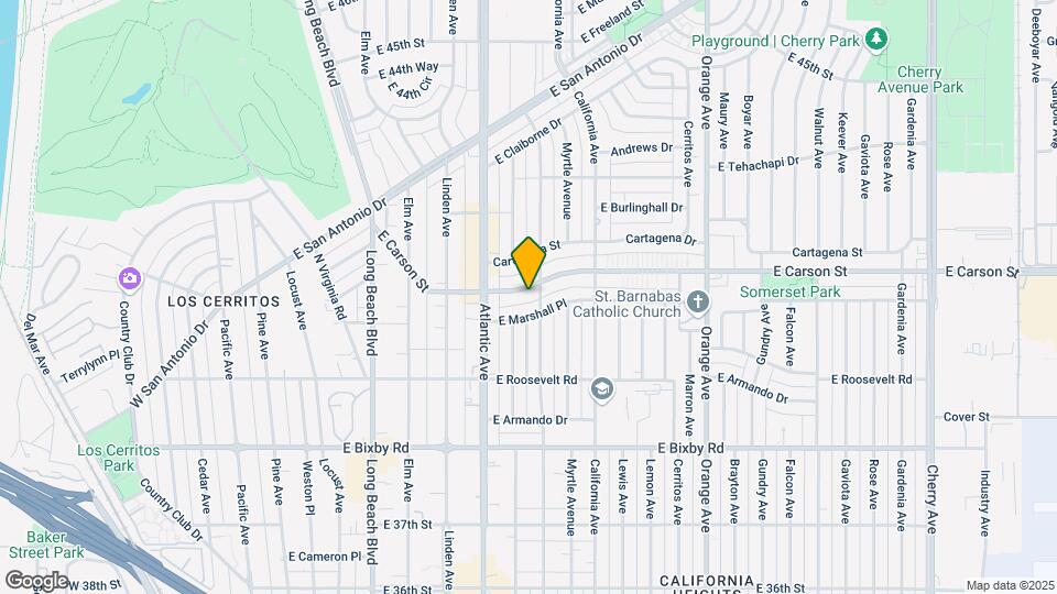 722 E Carson St Map and Location Details