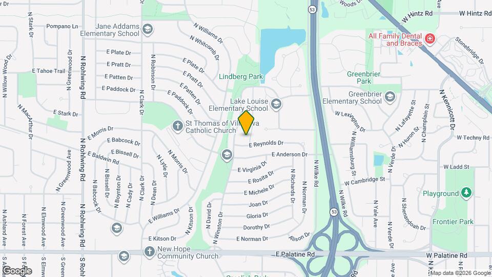 364 N Everett Dr Mapa y Detalles de la Ubicación