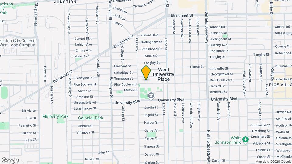 3752 Rice Boulevard Map and Location Details