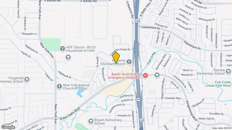 2411 Bennington Dr Mapa y Detalles de la Ubicación