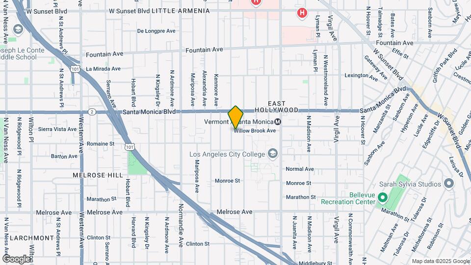 4766 Willow Brook Ave Map and Location Details