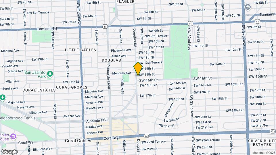 Blume Coral Gables Mapa y Detalles de la Ubicación