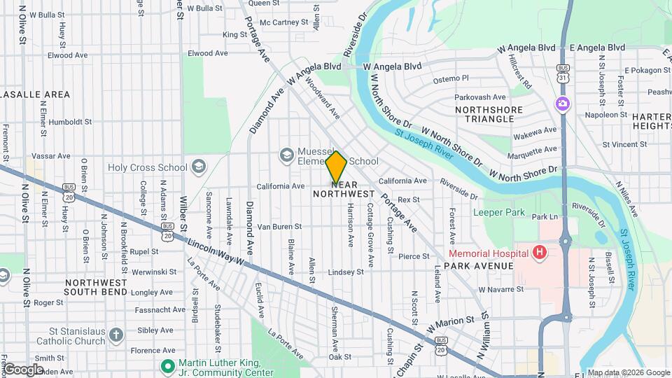 924 Sherman Ave Map and Location Details