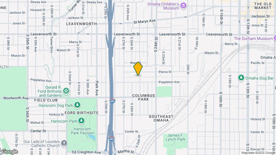 1214 S 25th Ave Map and Location Details