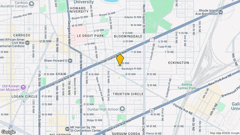 137 Randolph Pl NW Map and Location Details