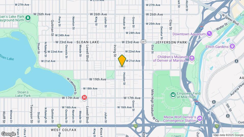 3217 W 20th Ave Map and Location Details