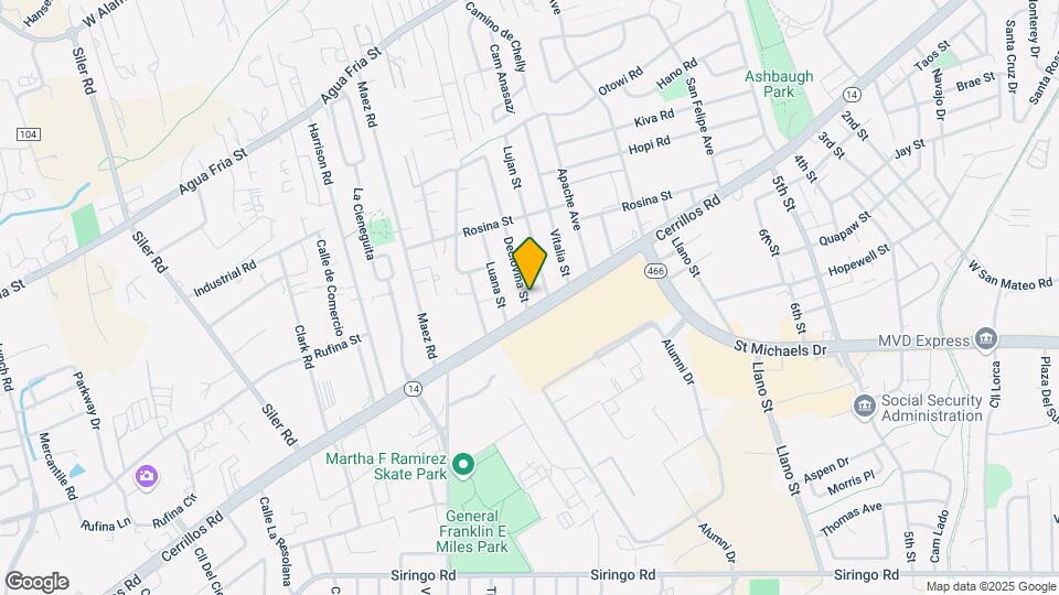 La Luz Apartments Mapa y Detalles de la Ubicación