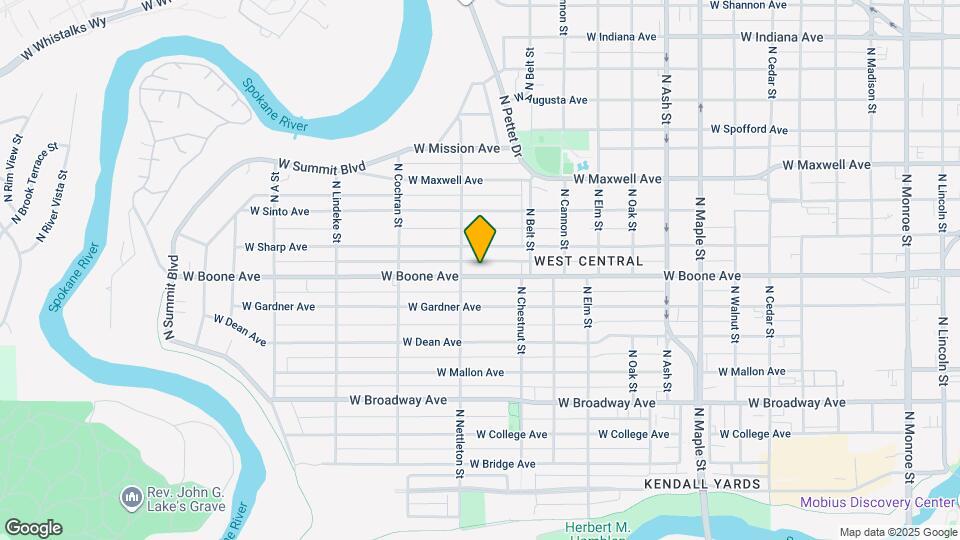 2210 W Boone Ave Map and Location Details