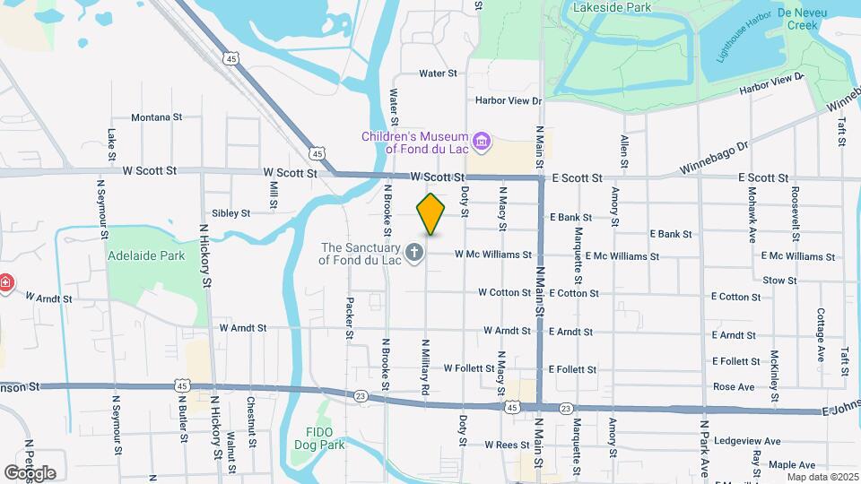 379 N Military Rd, Unit Front Mapa y Detalles de la Ubicación