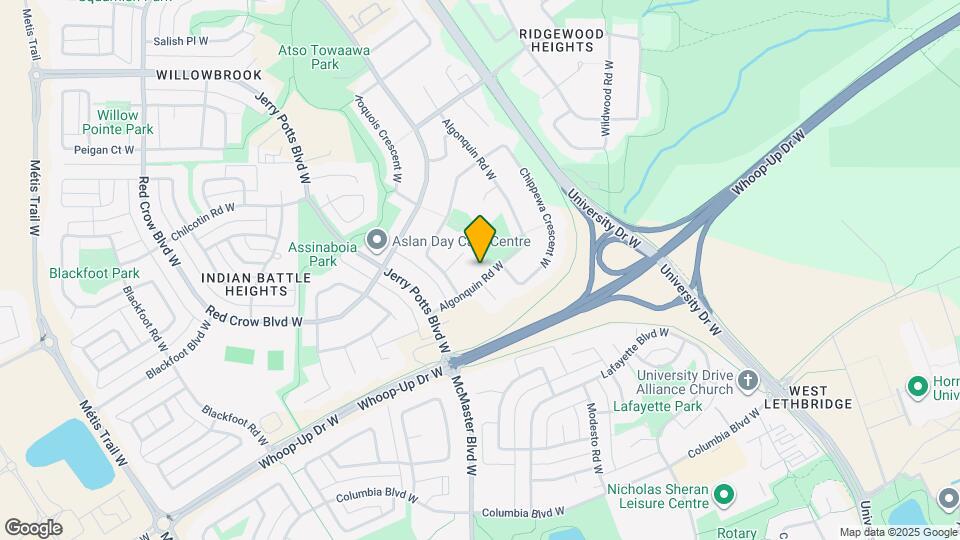 Two Bedroom Basement Suite, Utilities Included,  Close to University Map and Location Details