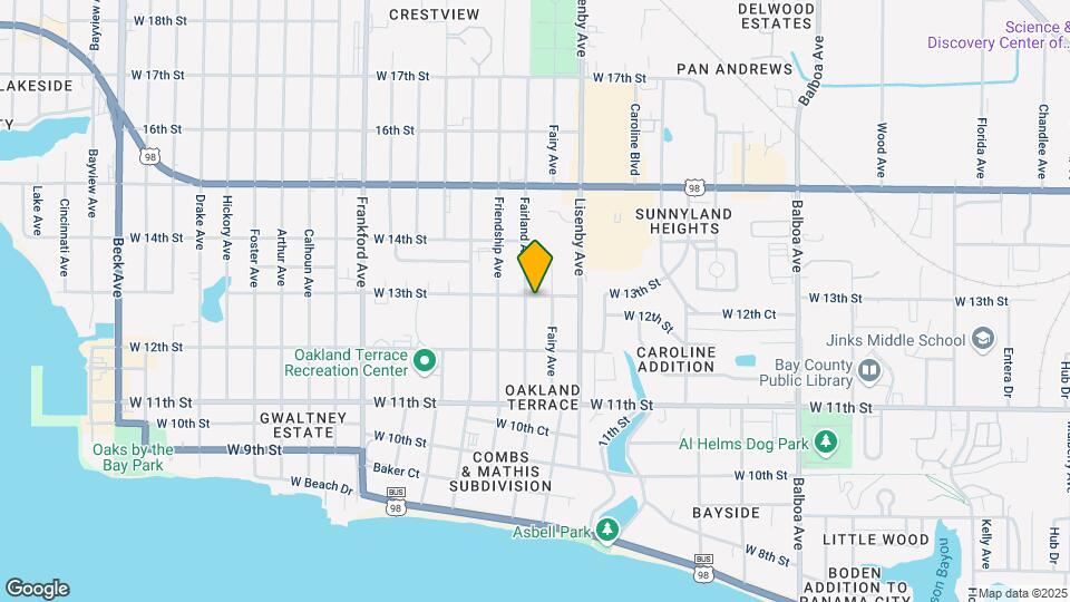 1405 W 13th St Map and Location Details