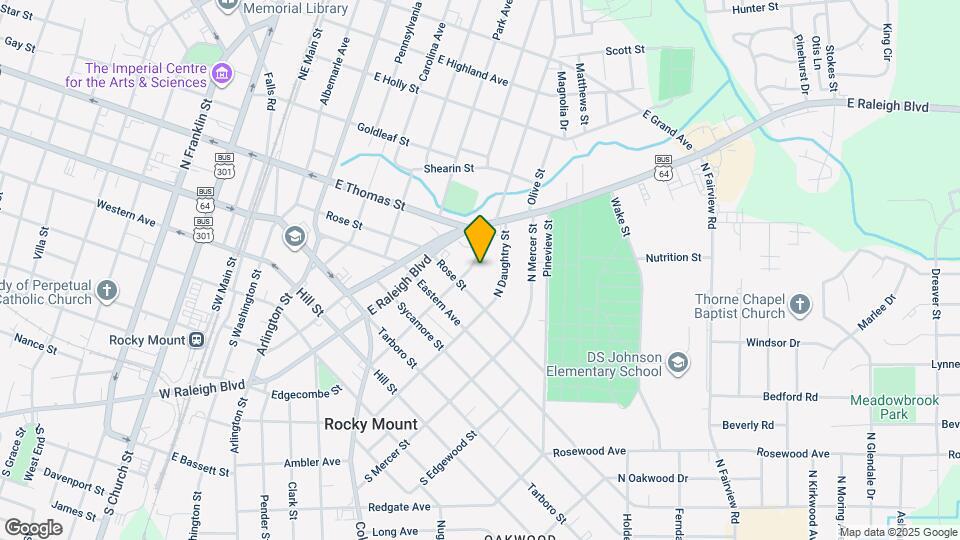 407 N Parker St Map and Location Details