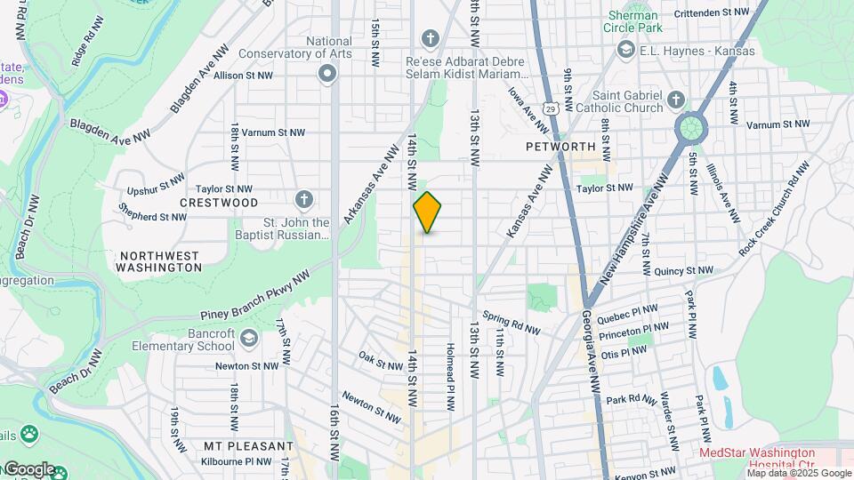 1349 Randolph St NW Mapa y Detalles de la Ubicación