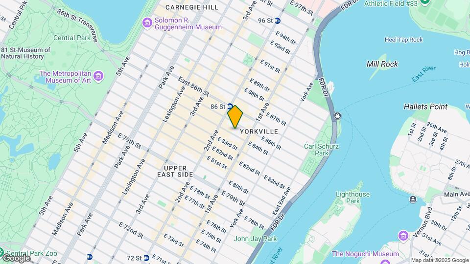 333 E 84th St-Unit -2BR Map and Location Details
