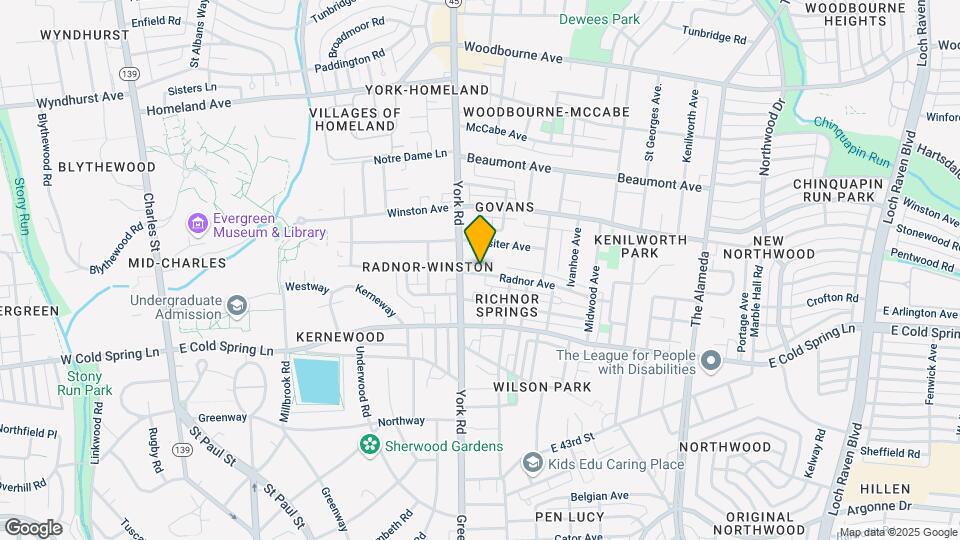 514 Radnor Ave Map and Location Details