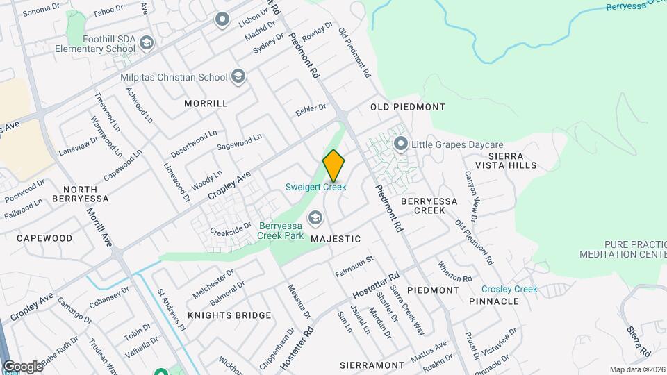 1930 Majestic Way Map and Location Details