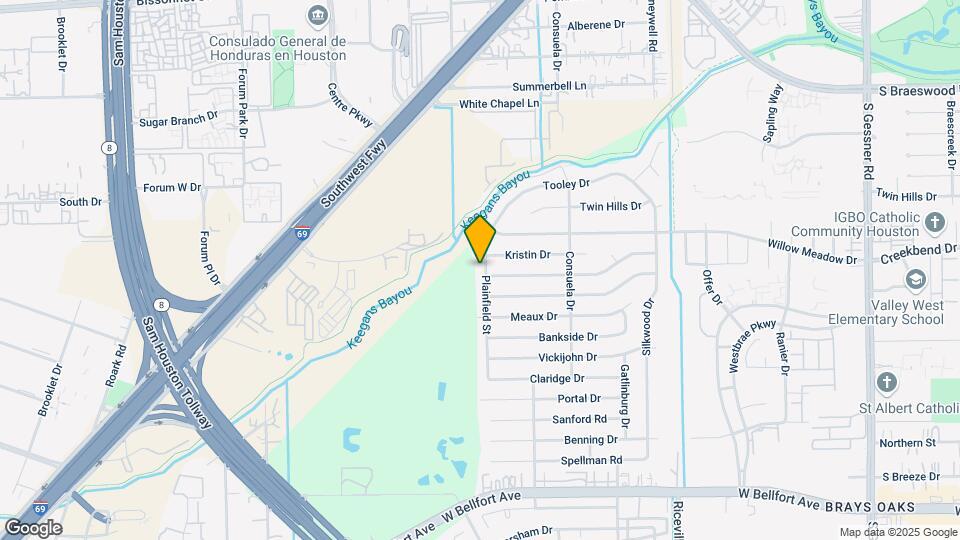 10610 Plainfield St Map and Location Details