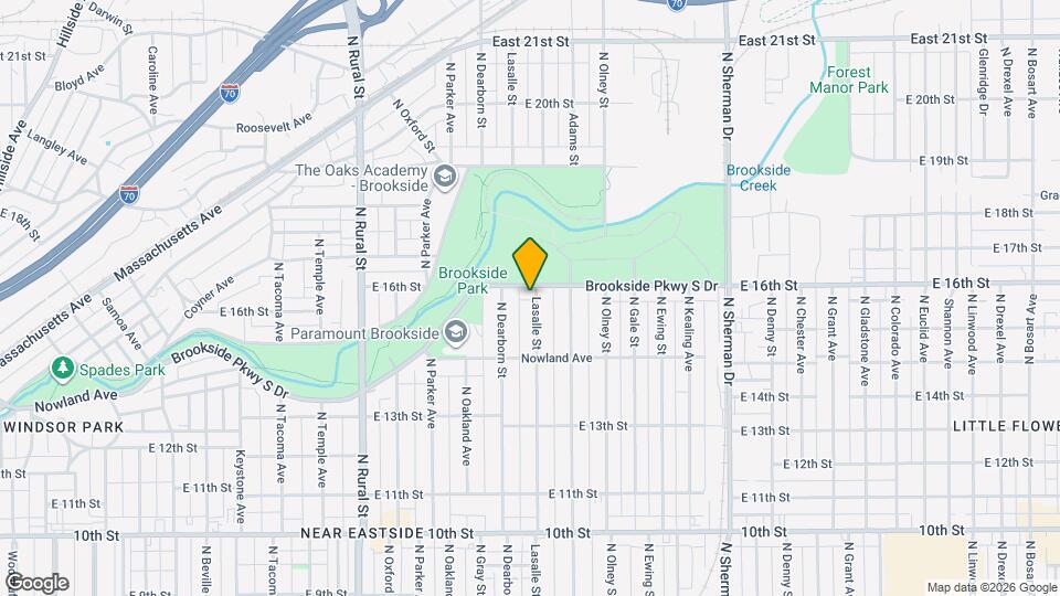 1534 Lasalle St Map and Location Details