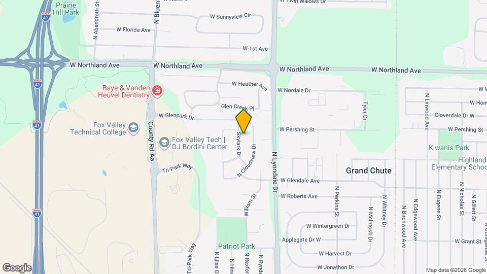 2330 N Skylark Dr Mapa y Detalles de la Ubicación