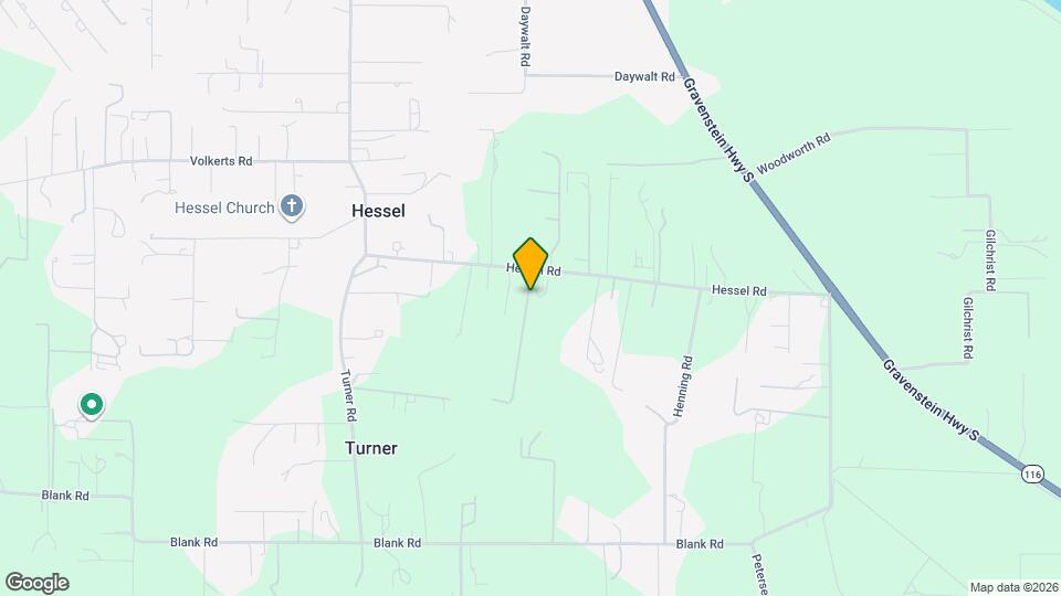 4984 Hessel Rd Map and Location Details