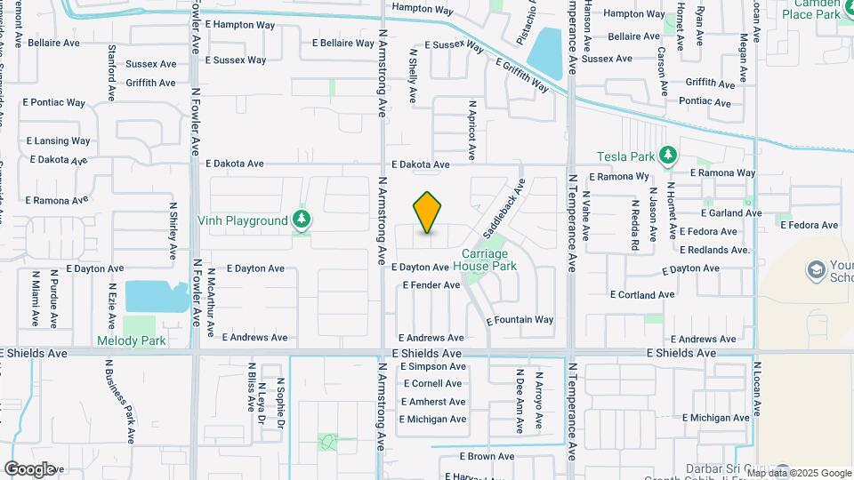 3327 N Pearwood Ave Map and Location Details