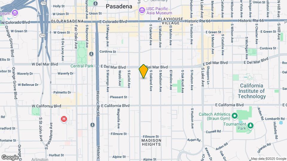 400 S Los Robles Ave, Unit bedroom in #108 Map and Location Details