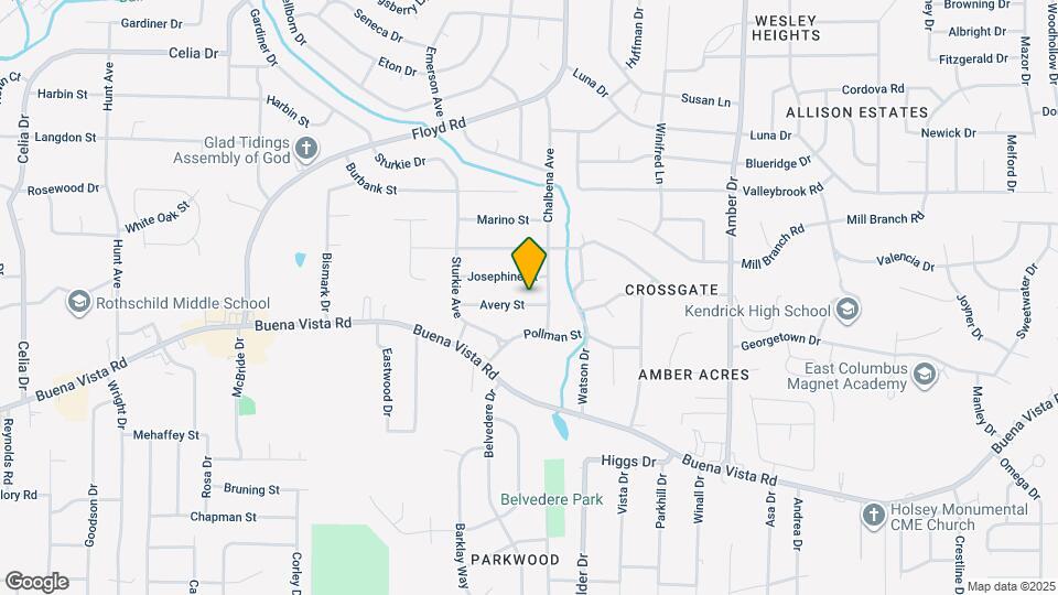 4821 Avery St Map and Location Details