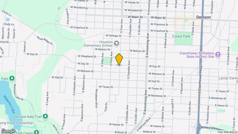 1100 W Day St Map and Location Details