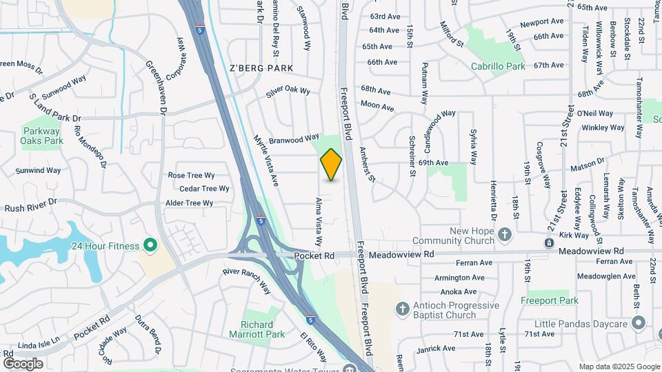 7519 Alma Vista Wy Map and Location Details