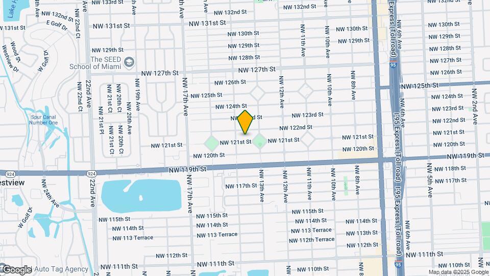 1405 NW 121st St Map and Location Details