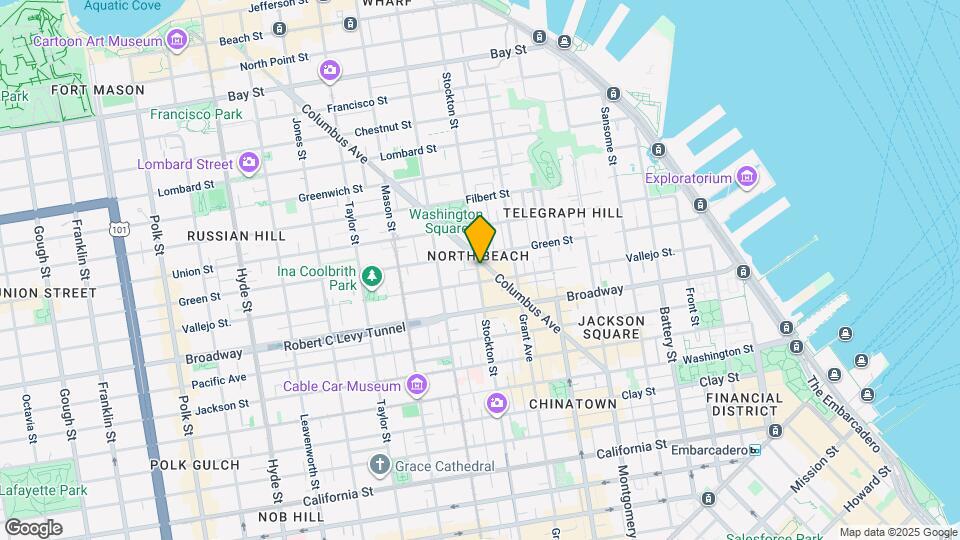 1426 Stockton St Map and Location Details