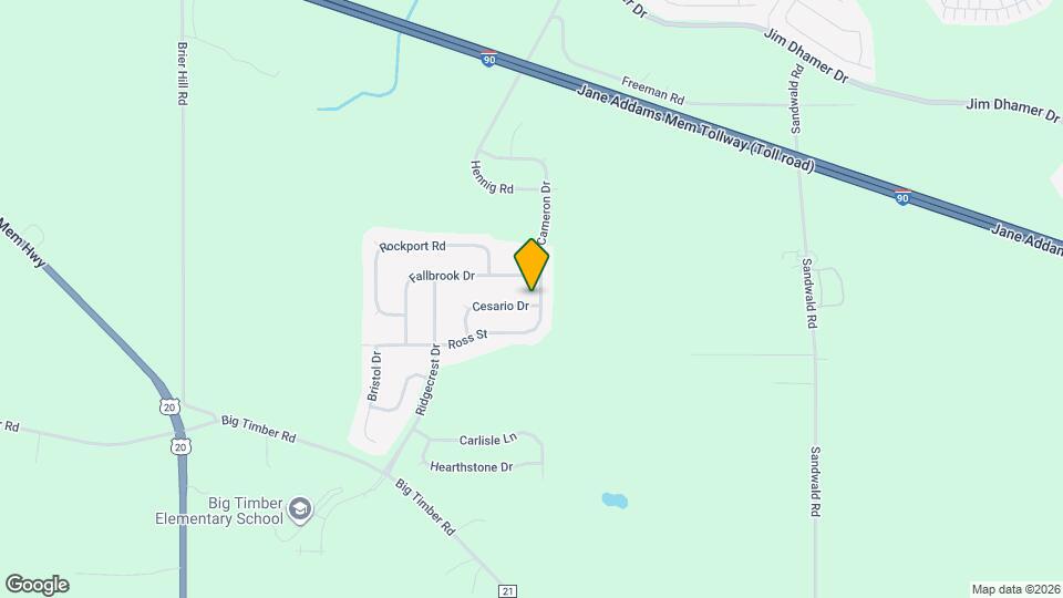 2662 Cesario Dr Map and Location Details