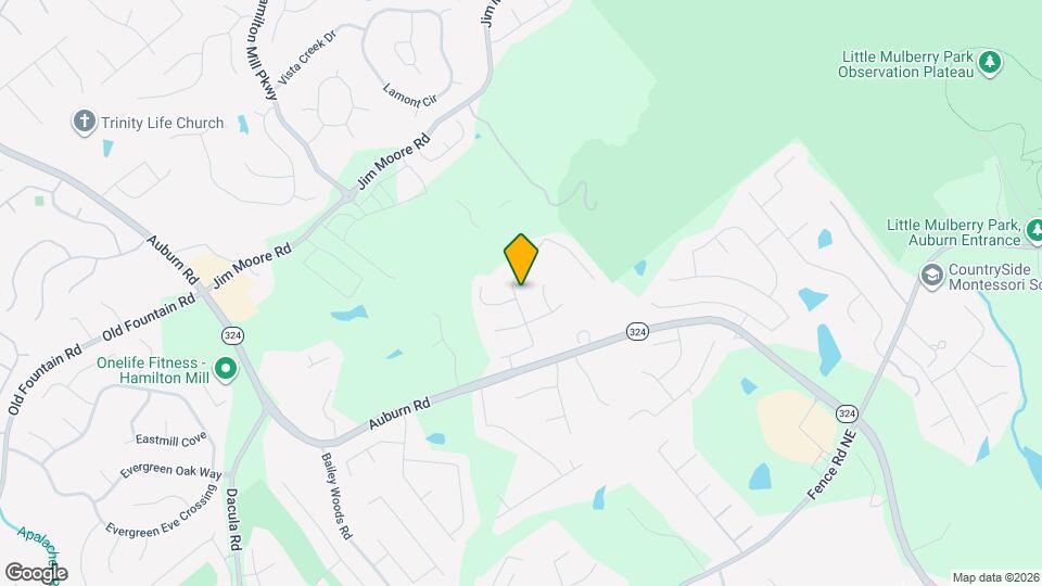 1085 Chippewa Oak Dr NE Mapa y Detalles de la Ubicación