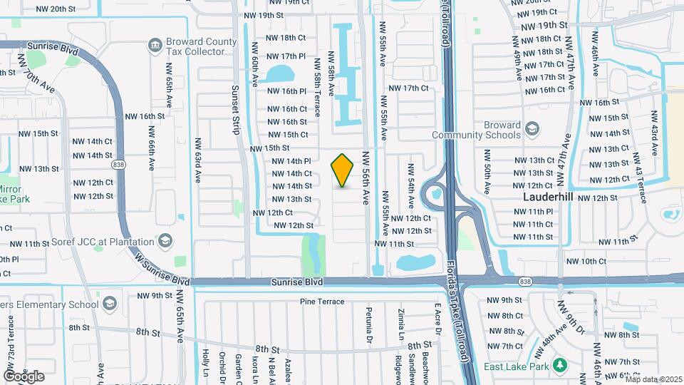 5710 NW 13th Ct Map and Location Details