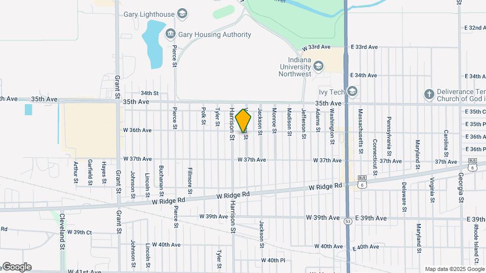 3612 Van Buren St Map and Location Details