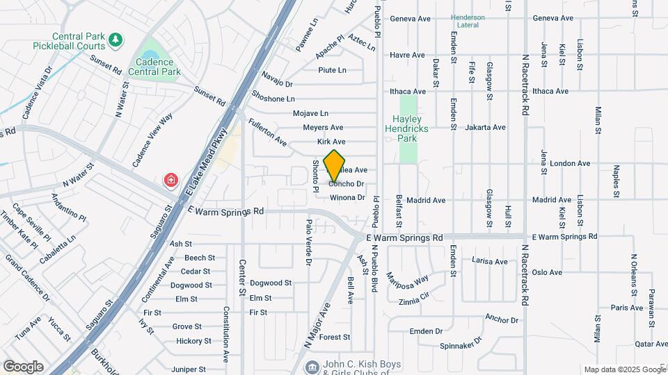 232 Concho Dr Map and Location Details
