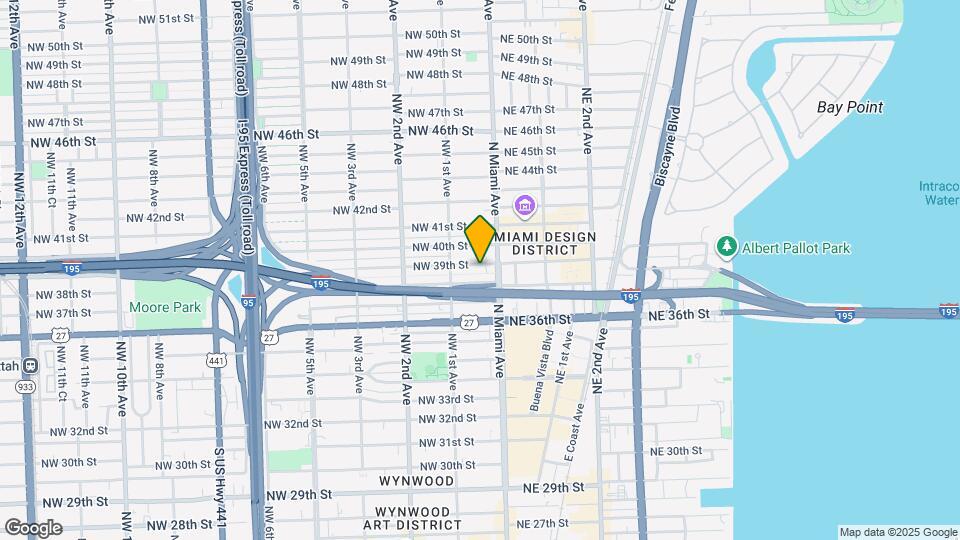 40 NW 39th St Map and Location Details