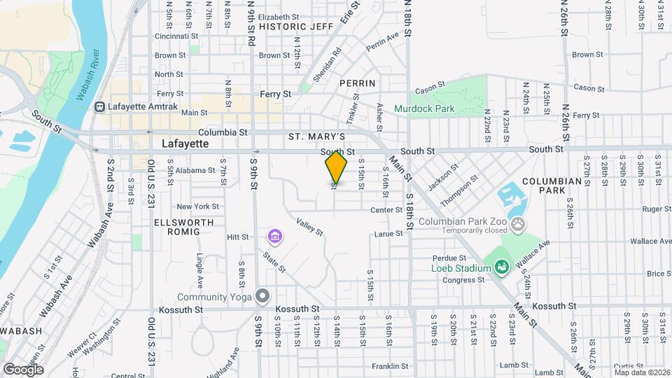 111 S 14th St Map and Location Details