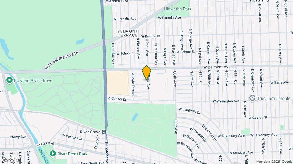 8136 W Enger Ln Map and Location Details