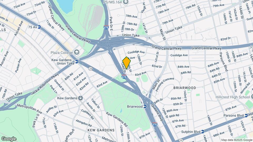 82-35 134th St-Unit -5F Map and Location Details