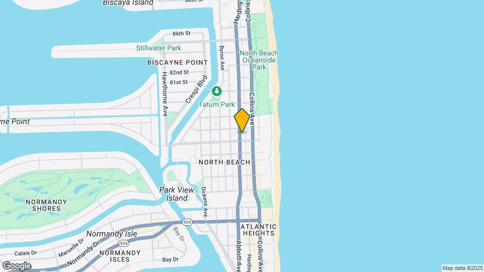 7721-7723 Harding Ave Mapa y Detalles de la Ubicación