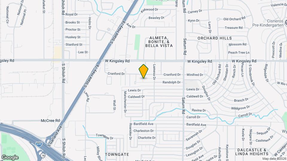 1805 Randolph Dr Map and Location Details