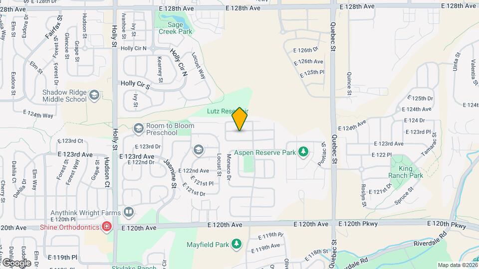 6644 E 123rd Dr Map and Location Details