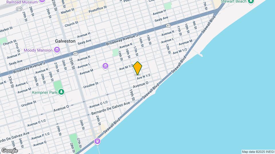 1724 Ave N 1/2 Map and Location Details