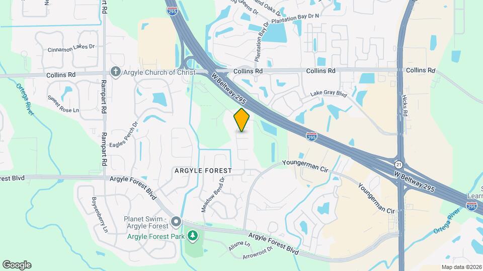 6151 Jonquil Ct Map and Location Details