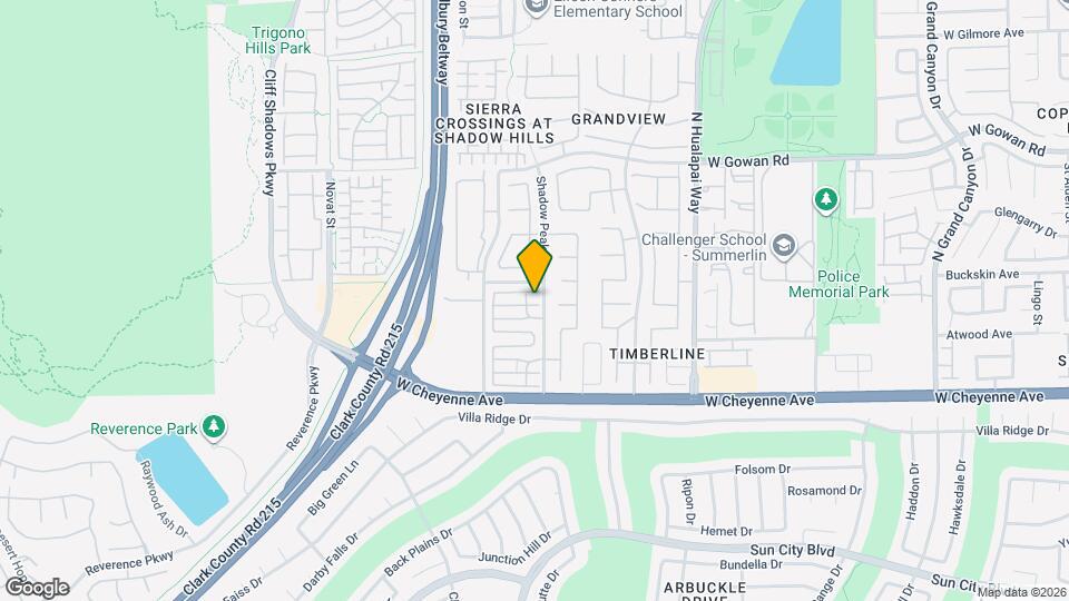 10356 Rocky Waters Ave Map and Location Details