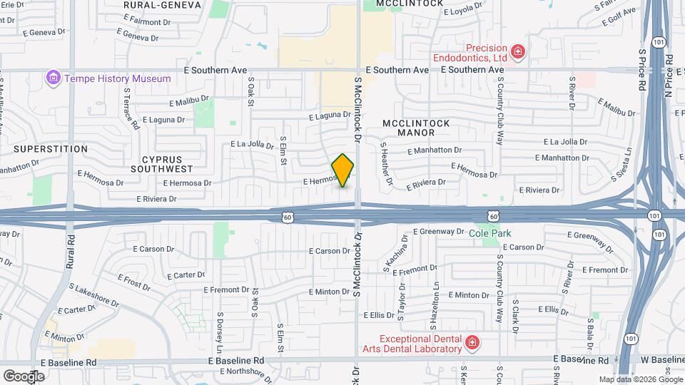 3922 S Alder Dr Map and Location Details